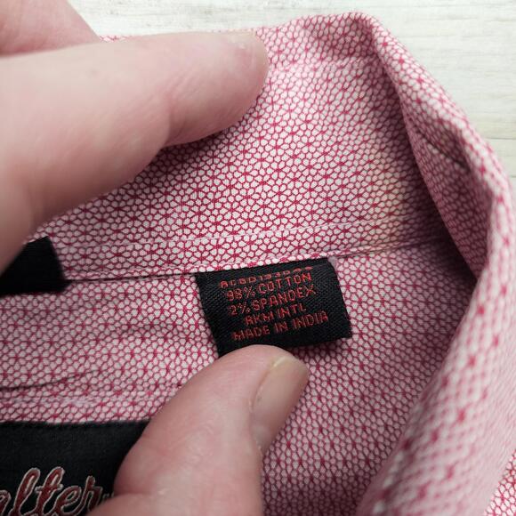 Rafter C Pro Flex 45 Performance All Over Print Geometric Button-Up shirt XXL - Picture 5 of 8